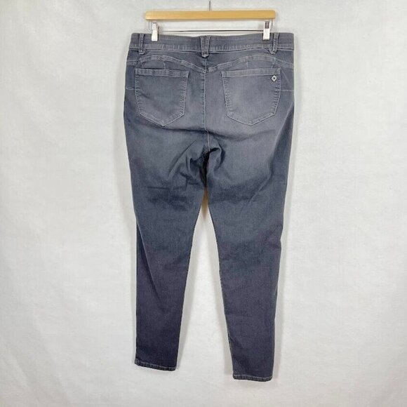 Democracy Stretch Gray Denim "Ab"solution® Jegging Size 16 - Picture 5 of 9